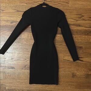 Alice and Olivia Black Long sleeve Dress